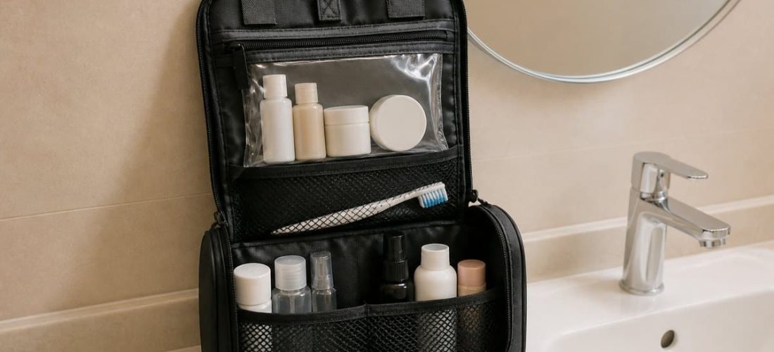 Trousse de toilette de voyage : comment bien s'organiser en cabine ?